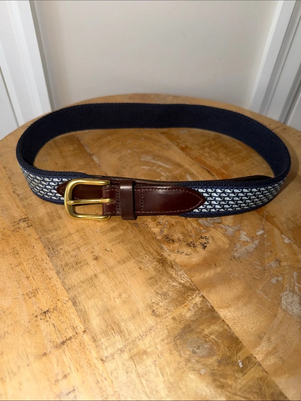 Boy’s Classic Whale Canvas Club Belt